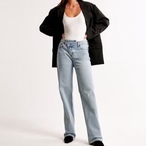 Abercrombie & Fitch Light Blue Straight Leg Jeans